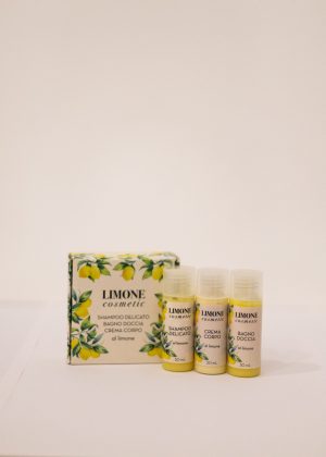 Travel Set 30ml: Shampoo, Bagno Doccia, Crema Corpo Limone