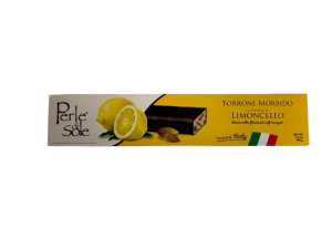 Torrone Morbido al Limoncello Ricoperto di Cioccolato Fondente 150g