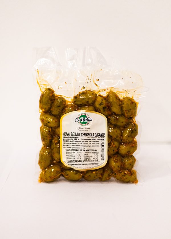 Oliva Bella di Cerignola Gigante 350gr